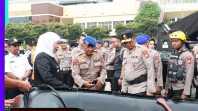 Kapolda Jatim Bersama Gubernur Tinjau Kesiapan Alat Mitigasi Bencana Hadapi Cuaca Ekstrem