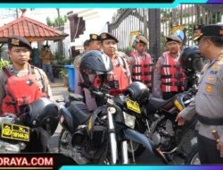 Antisipasi Bencana Hidrometeorologi, Polrestabes Surabaya Gelar Apel Kesiapsiagaan