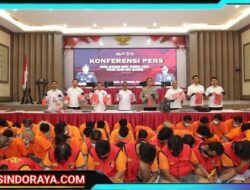 Polda Jatim Berhasil Ungkap 1.443 Kasus dan Amankan 1.135 Tersangka Selama Operasi Sikat Semeru 2025