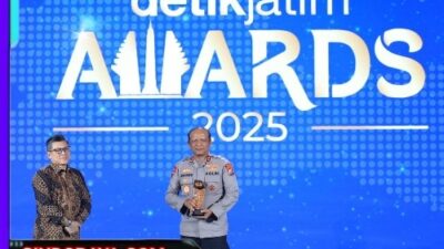 Kapolda Jatim Terima Penghargaan Penggerak Pangan, Sukses Ubah Ribuan Hektar Lahan Tidur Menjadi Produktif