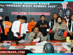 Polres Ponorogo Amankan Pasutri Diduga Jual Senpi Rakitan