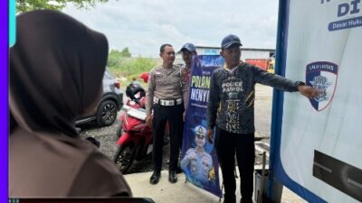 Satlantas Polres Nganjuk Lewat Program “Polantas Menyapa” Beri Edukasi Langkah Mudah Ujian Praktik SIM di Satpas