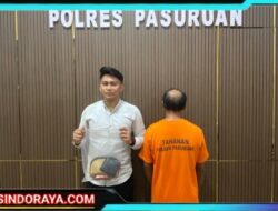Polres Pasuruan Tangkap Petani Pengedar Sabu di Kandang Sapi, Amankan 7,4 Gram Barang Bukti