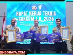Ditlantas Polda Jatim Raih Sejumlah Prestasi di Rakernis Gakkum 2025, Sat PJR dan Polresta Banyuwangi Masuk Daftar Terbaik