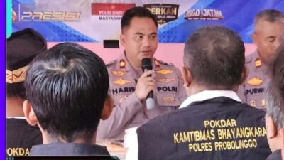 Polres Probolinggo Kukuhkan Pokdar Kamtibmas