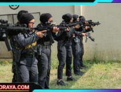 HUT Brimob ke 80, Polwan Polda Jatim Tampilkan Srikandi Challenge Penuh Adrenalin