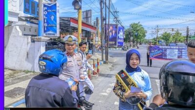 Intensifkan Keselamatan Berkendara, Satlantas Polres Sampang Gelar Public Address Operasi Zebra Semeru 2025