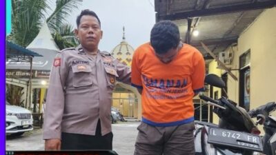 Polsek Kenjeran Gerak Cepat Amankan Pelaku Curanmor di Kedinding Tengah dari Amukan Massa