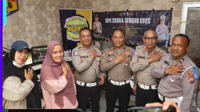 Gandeng Media, Polres Pelabuhan Tanjung Perak Ajak Masyarakat Jadi Pelopor Keselamatan