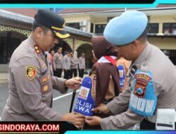 Cegah Bullying dan Kenakalan Remaja, Kapolres Pelabuhan Tanjung Perak Kukuhkan Polisi Siswa