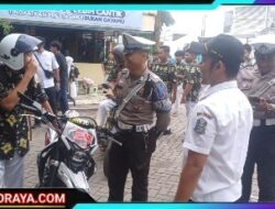 Operasi Zebra Semeru 2025: Satlantas Polres Pasuruan Tertibkan Kendaraan Pelajar di SMAN 1 Pandaan