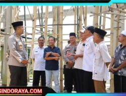 Polres Kediri Salurkan Puluhan Karung Semen Dukung Pembangunan Masjid