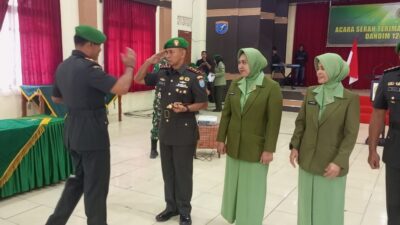 Korem 121/Abw Gelar Acara Sertijab Komandan Kodim 1208/Sambas