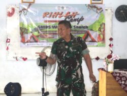Danramil 1009-04/Takisung Berikan Materi Kepemimpinan, Kedisiplinan dan Cara Mencintai Alam di SMPS Waladun Soleh Pelaihari