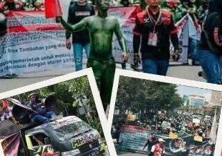 Ribuan Driver Online Bergerak ke Istana 20 November, Tuntut Kepastian Regulasi Tarif