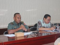 Kasdim 1009/Tla Menghadiri Rakor Pendataan Lahan Rencana Pembangunan Gerai Koperasi Merah Putih