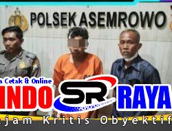 Polsek Asemrowo Amankan Residivis Pencuri Kompor Gas di Greges Jaya