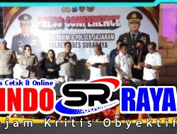 Polrestabes Surabaya Ungkap 43 Kasus Curanmor Dalam Dua Bulan, 42 Tersangka Diamankan 