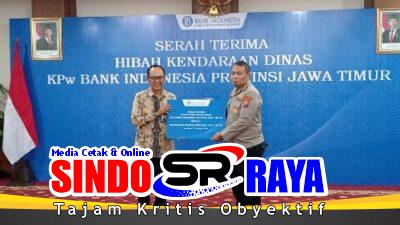 Dukung Tugas Polri Bank Indonesia Jatim Hibahkan 3 Unit Ranmor