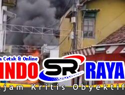 Gudang Sparepart Motor di Petemon Surabaya Terbakar, Ledakan Berulang Gegerkan Warga