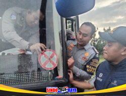 Jelang Nataru, Ditlantas Polda Jatim Gelar Ramcheck di PO Bus