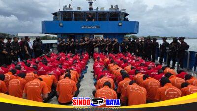 Ditjen PAS Pindahkan 130 Warga Binaan High Risk ke Nusakambangan, Perkuat Keamanan Lapas