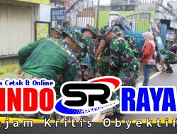 Kodim 1008/Tabalong Gelar Pembersihan Fasilitas Umum Jelang Hari Juang TNI AD ke-80