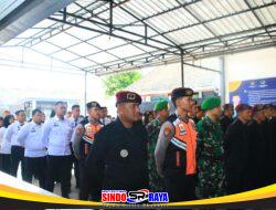 Jelang Nataru, Lapas Banyuwangi Gelar Apel Siaga Bersama TNI–Polri