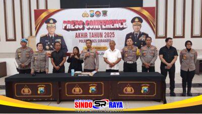 Anev Akhir Tahun 2025 Polrestabes Surabaya: Curanmor Naik 10 Persen, Narkoba dan Lantas Jadi Fokus