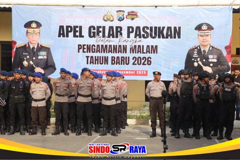 Pengamanan Tahun Baru 2026 oleh Polres Pelabuhan Tanjung Perak