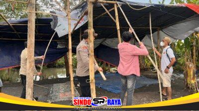 Respon Cepat 110 Polresta Sidoarjo Bongkar Arena Sabung Ayam di Ploso Krembung
