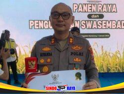 Konsisten Dukung Swasembada Pangan, Kapolres Sumenep Terima Penghargaan dari Presiden RI