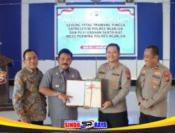 Gedung Baru Satreskrim Polres Nganjuk Diresmikan, Kapolres: Jadi Semangat Baru Pelayanan Publik