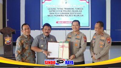 Gedung Baru Satreskrim Polres Nganjuk Diresmikan, Kapolres: Jadi Semangat Baru Pelayanan Publik