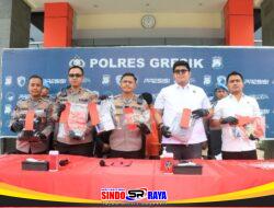 Polres Gresik Beri Tindakan Tegas Terukur Tiga Anggota Gangster