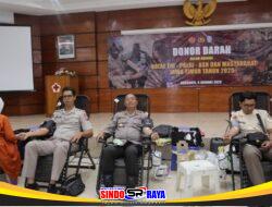 Panitia Natal TNI dan Polri Gelar Bakti Sosial Donor Darah di PMI Surabaya