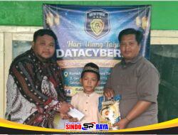 HUT Pertama Datacyber.id Diwarnai Santunan Anak Yatim, Tegaskan Komitmen Media Berintegritas