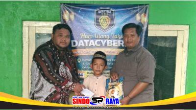 HUT Pertama Datacyber.id Diwarnai Santunan Anak Yatim, Tegaskan Komitmen Media Berintegritas