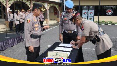 Polres Pelabuhan Tanjung Perak Gelar Sertijab, PJU dan Kapolsek Asemrowo Berganti
