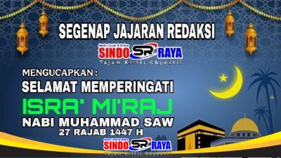 Sindoraya.com Ucapkan Selamat Isra’ Mi’raj 27 Rajab 1447 Hijriah