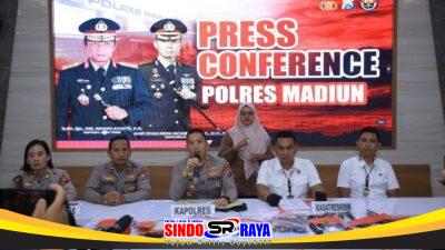 Polres Madiun Amankan Komplotan Pembobol Toko Lintas Daerah