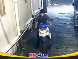 Motor Honda Beat Dicuri di Genteng Surabaya, Korban Serahkan CCTV ke Polisi