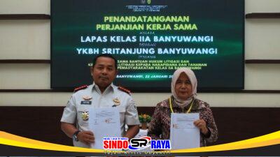 Lapas Banyuwangi Teken Kerja Sama Dengan YKBH, Pastikan Hak Hukum Warga Binaan