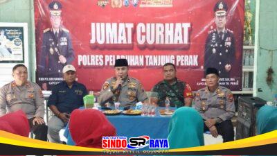 Jumat Curhat, Polres Pelabuhan Tanjung Perak Cegah Kenakalan Remaja di Nyamplungan