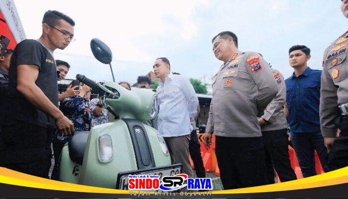 Sesi 1 Bazar Ranmor Polrestabes Surabaya, 52 Motor Hasil Ungkap Curanmor Telah Kembali ke Pemilik