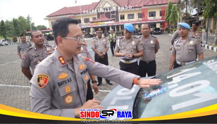 Transparansi : Polres Situbondo Pasang QR Aduan Propam Polri di Kendaraan Dinas