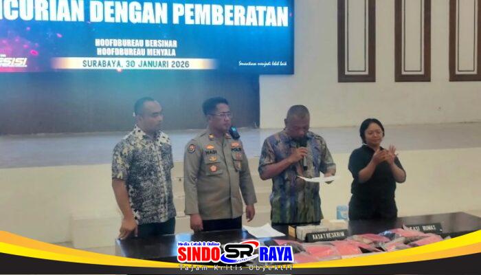 Pencurian Toko Emas Surabaya Terungkap, Empat WNA Perempuan Ditangkap