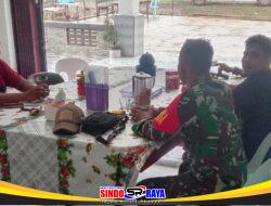 Jaga Keakraban Babinsa Sungai Bening Gelar Komsos Bersama Warga Binaan