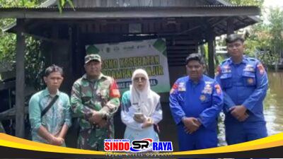 TNI Hadir di Tengah Bencana, Babinsa Pandawan Dampingi Pelayanan Kesehatan Warga