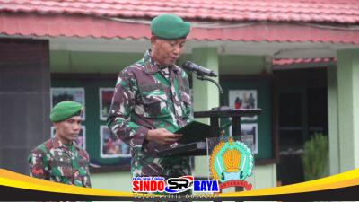 Kodim 1008/Tabalong Laksanakan Upacara Bendera, Wujud Penghormatan Jasa Pahlawan